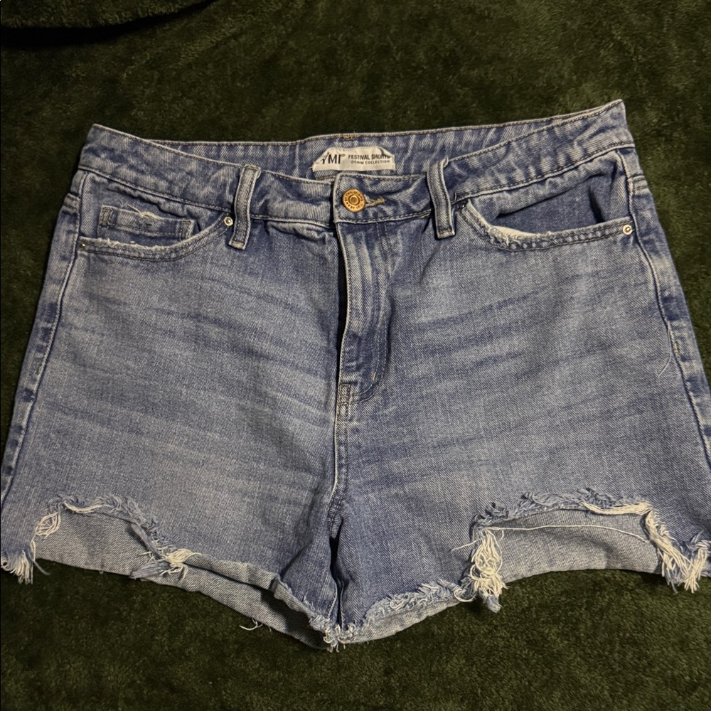 YMI Light Blue Jean Shorts